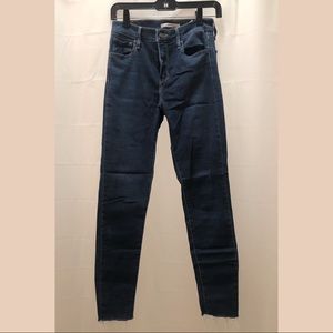 LEVI’s 720 High-Rise Raw Hem Jeans